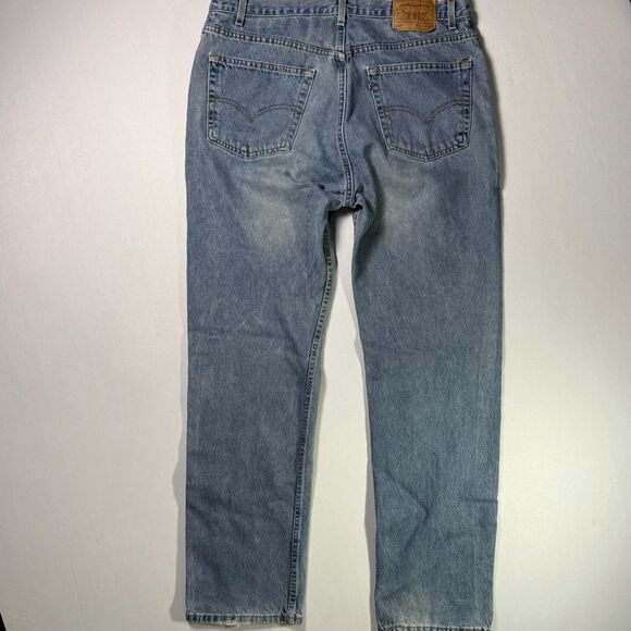 Levi's 505 Vintage Men's Jeans 40x34 Regular Fit Straight Leg Medium Wash - Picture 3 of 14